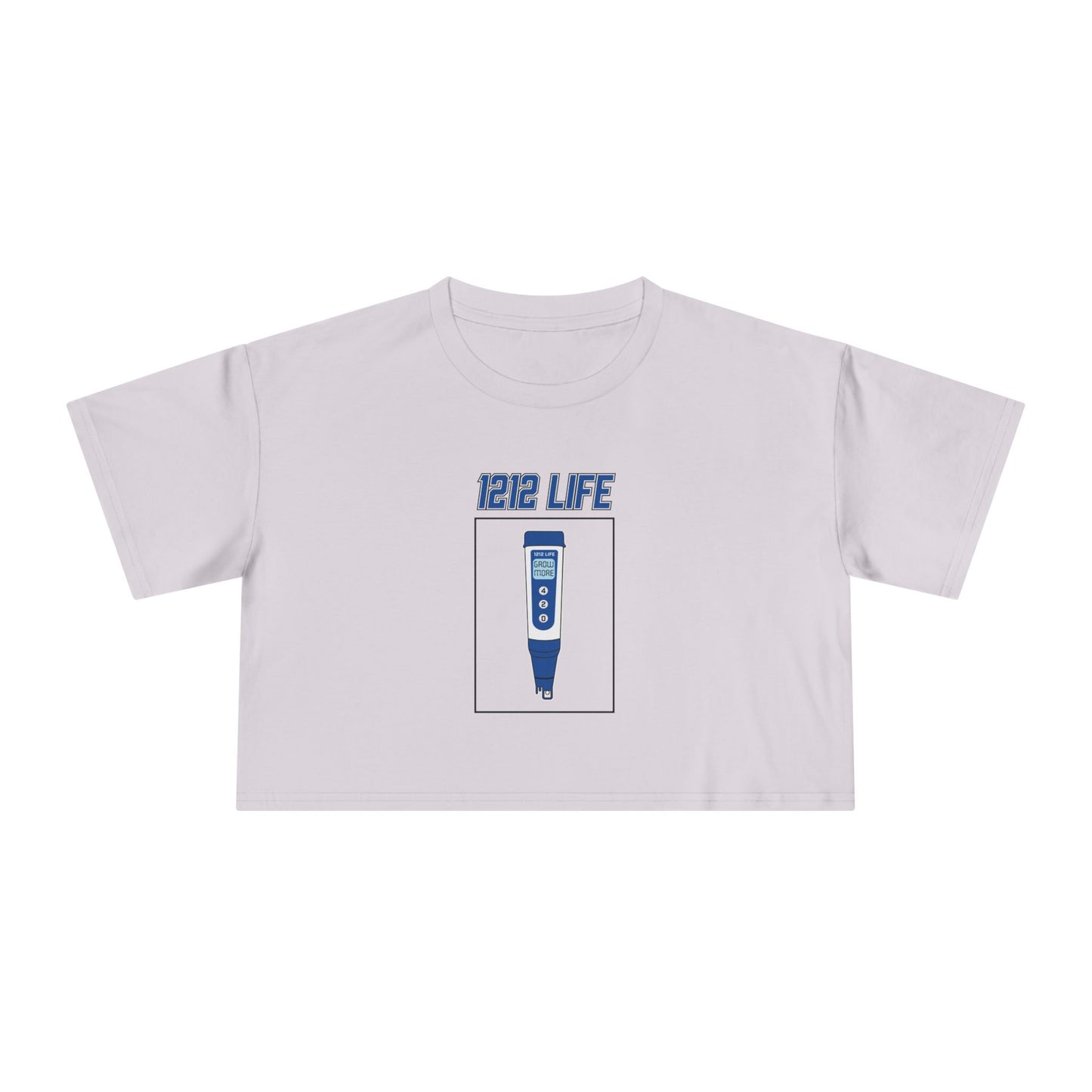 1212 LiFE Women's Blue pH Pen Tribute Crop Top
