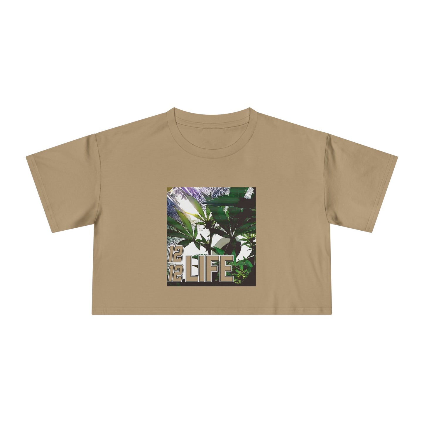 1212 LiFE Lights on – Up your Glow! Women's Crop Top