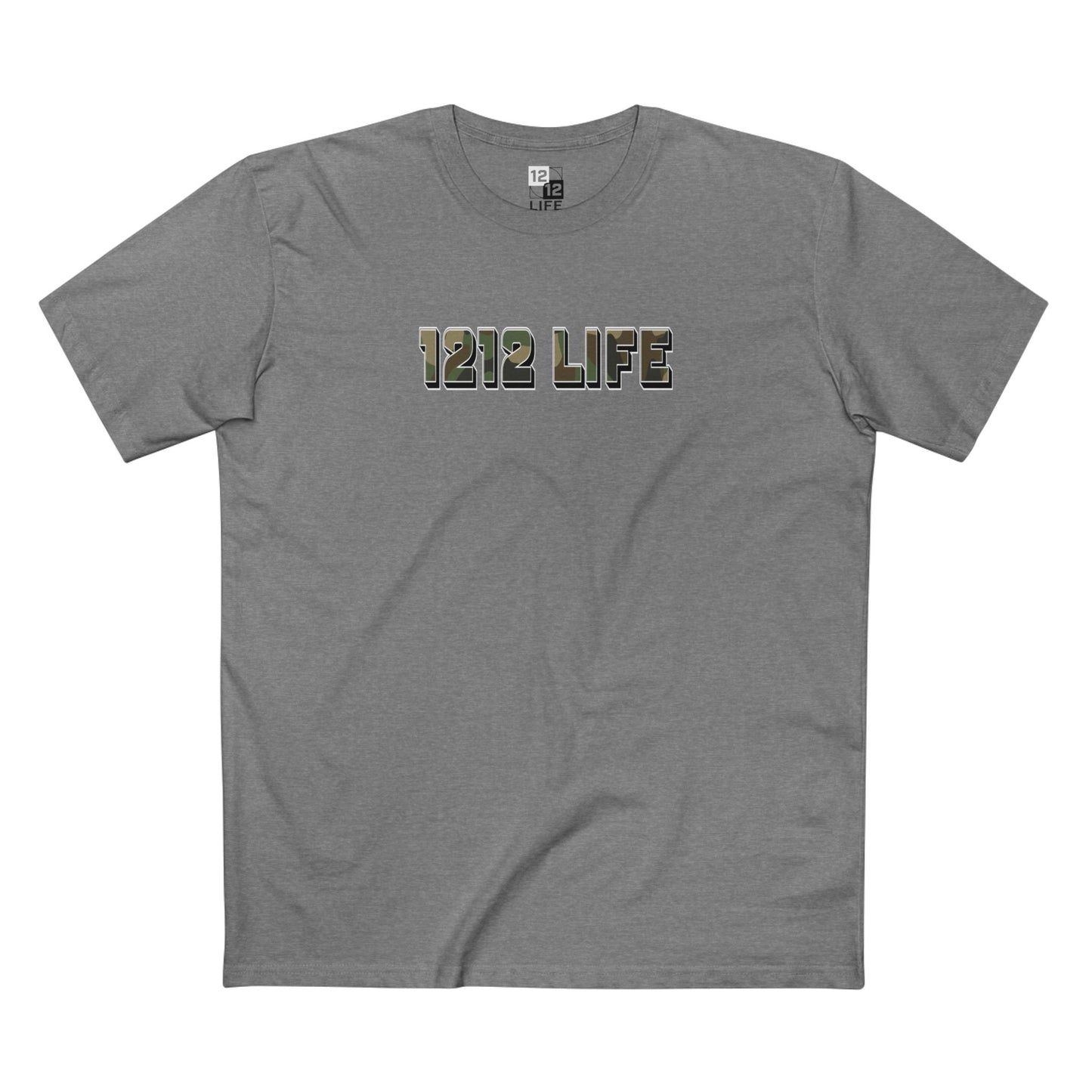 1212 LiFE LowKey Camo Logo Tee