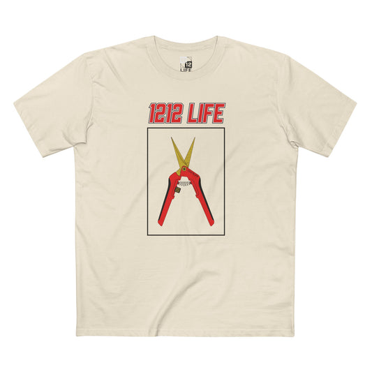 1212 LiFE Red Trimming Scissors Tribute Tee