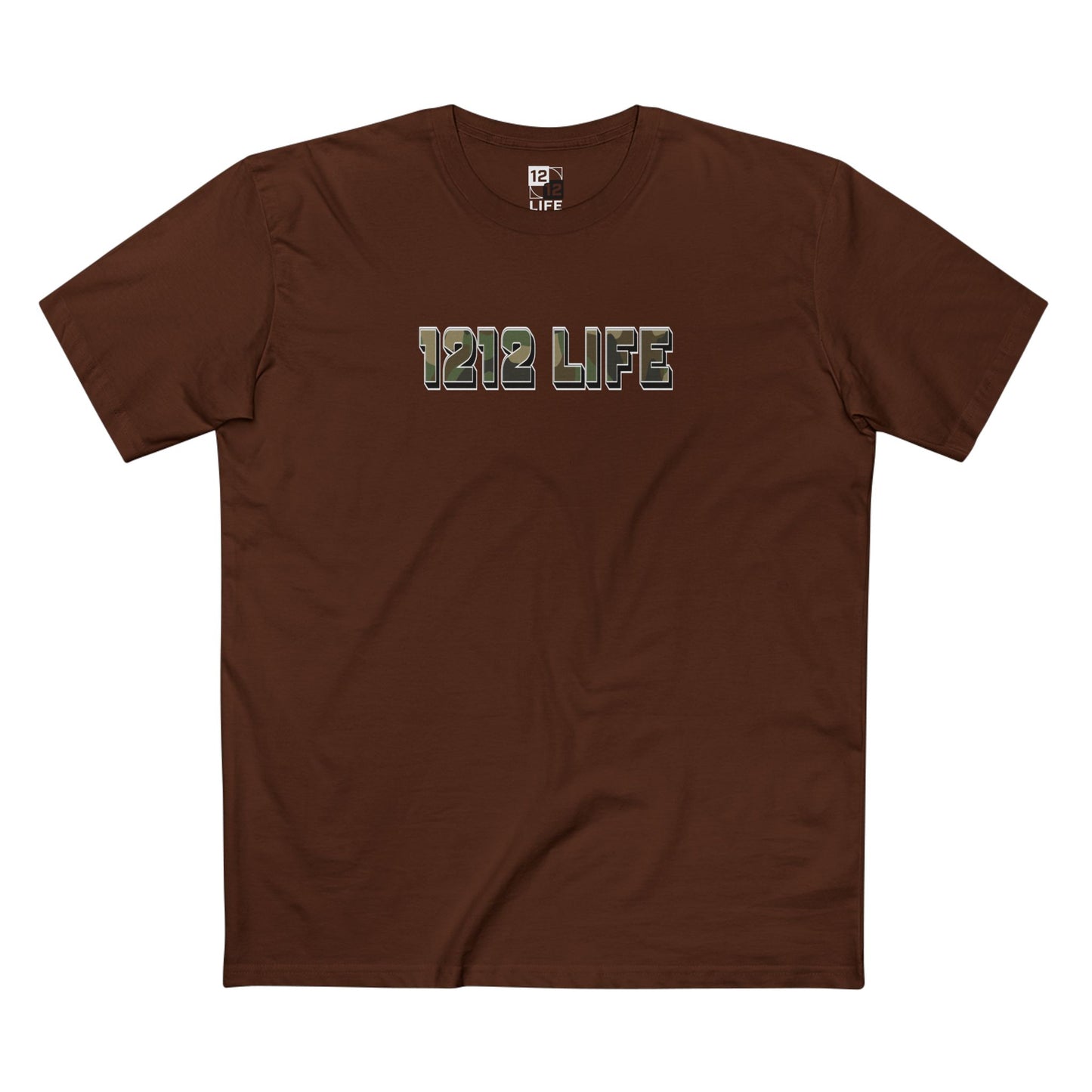 1212 LiFE LowKey Camo Logo Tee