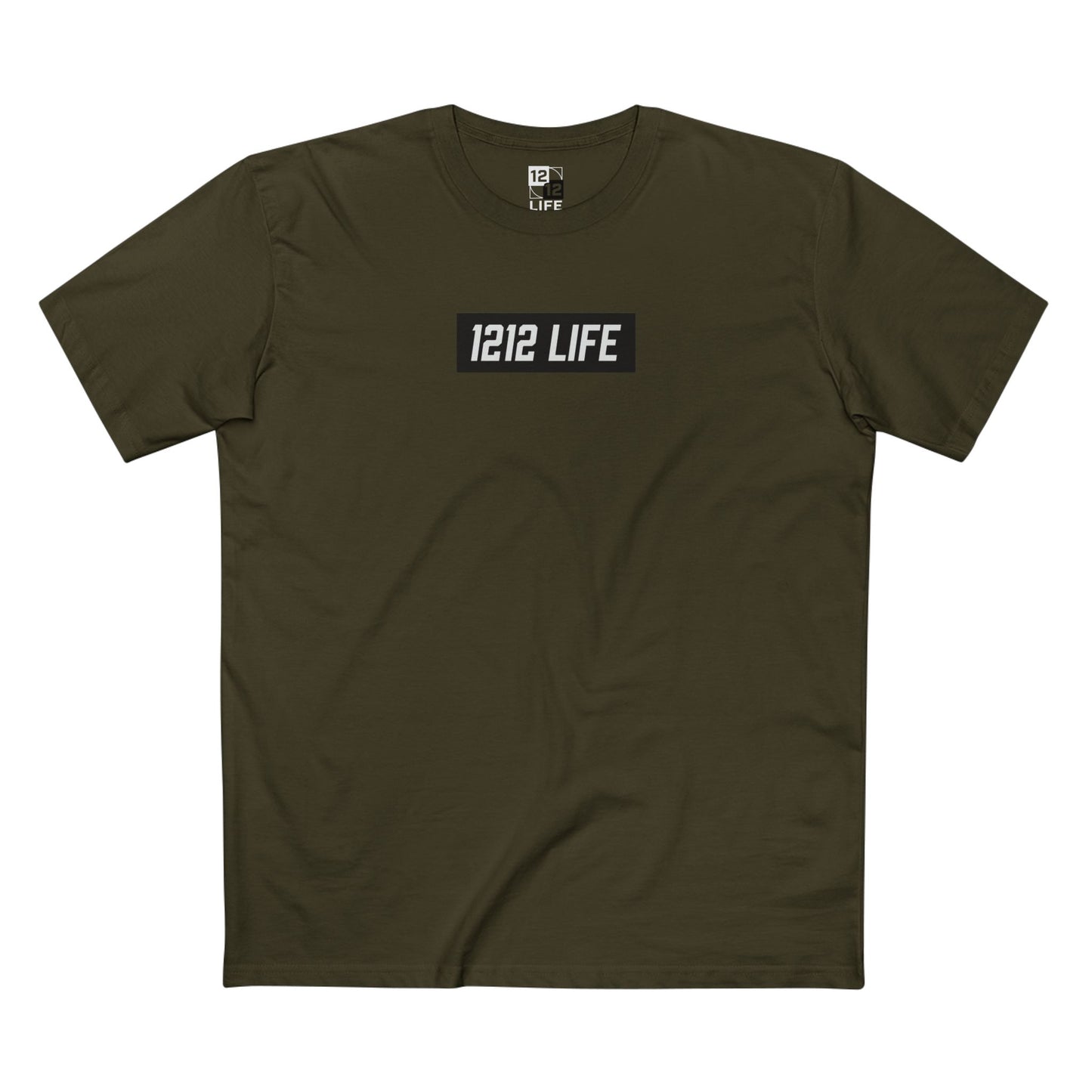 1212 LiFE Black Box Logo Tee