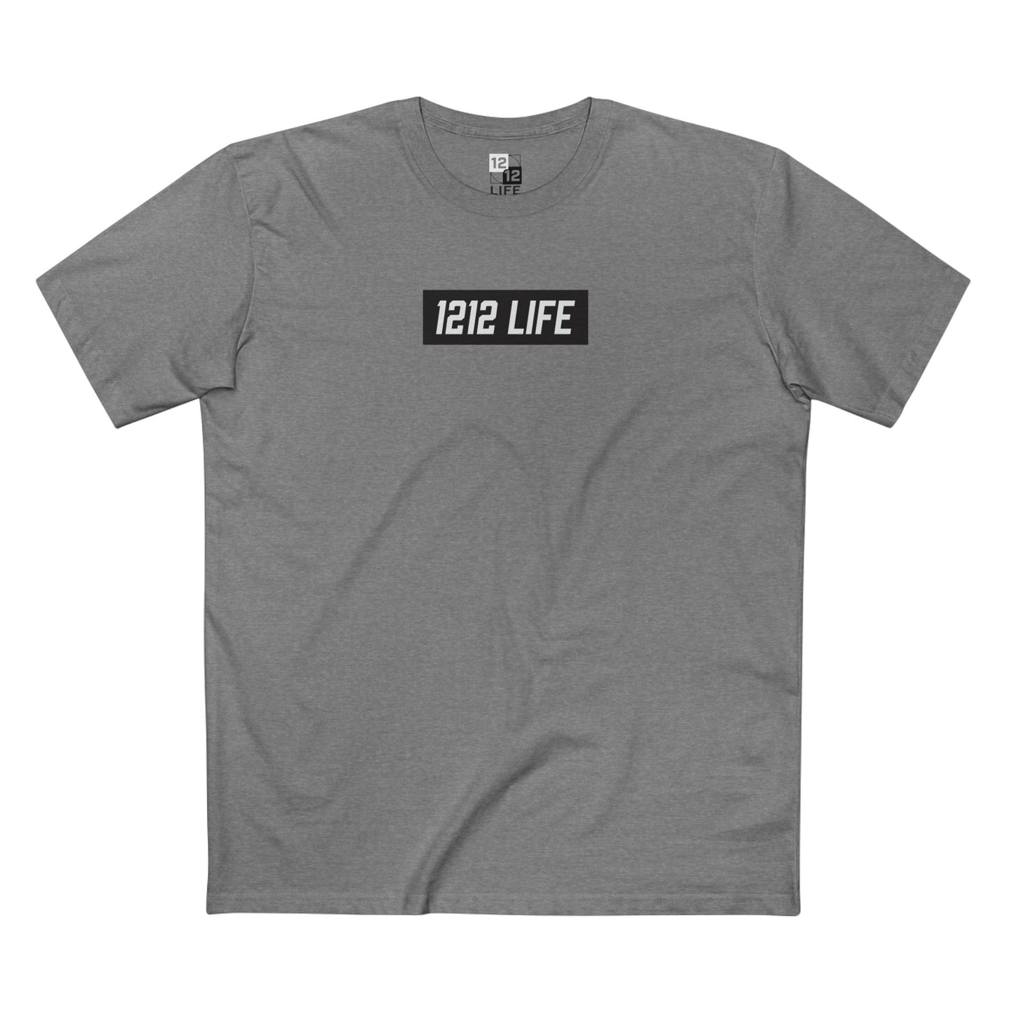 1212 LiFE Black Box Logo Tee