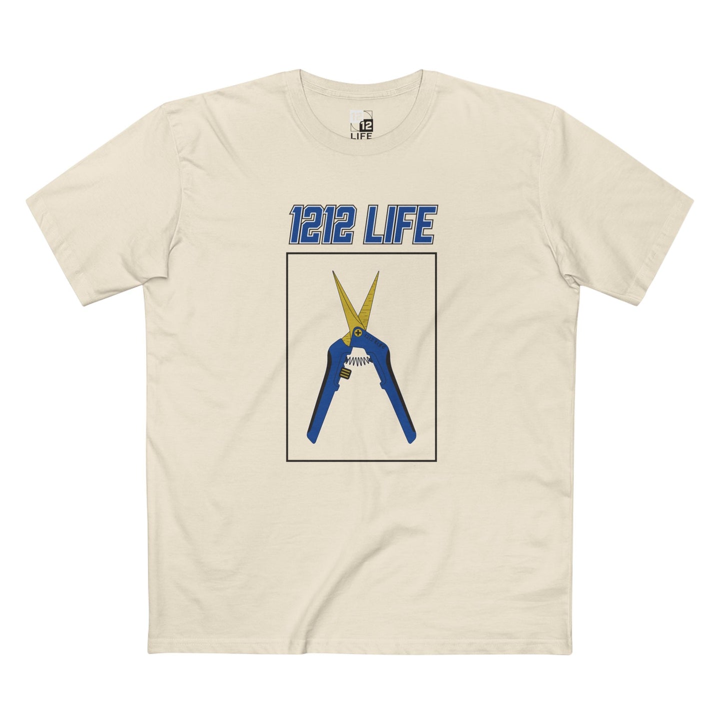 1212 LiFE Blue Trimming Scissors Tribute Tee
