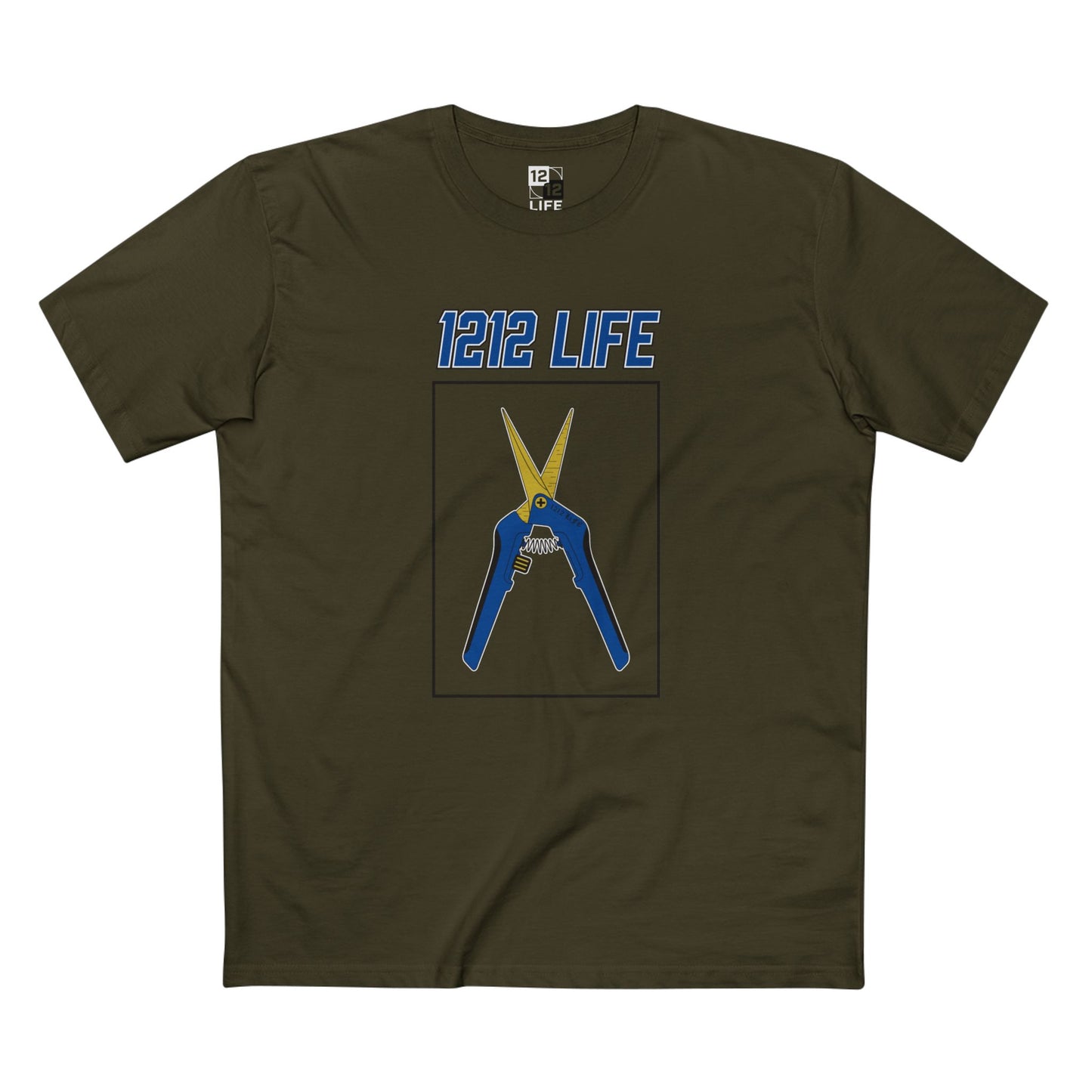 1212 LiFE Blue Trimming Scissors Tribute Tee