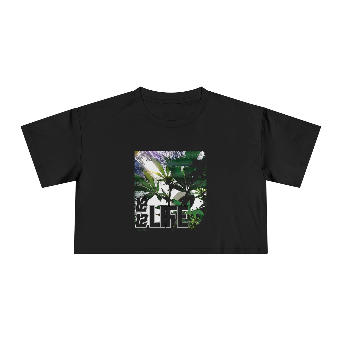 1212 LiFE Lights on – Up your Glow! Women's Crop Top