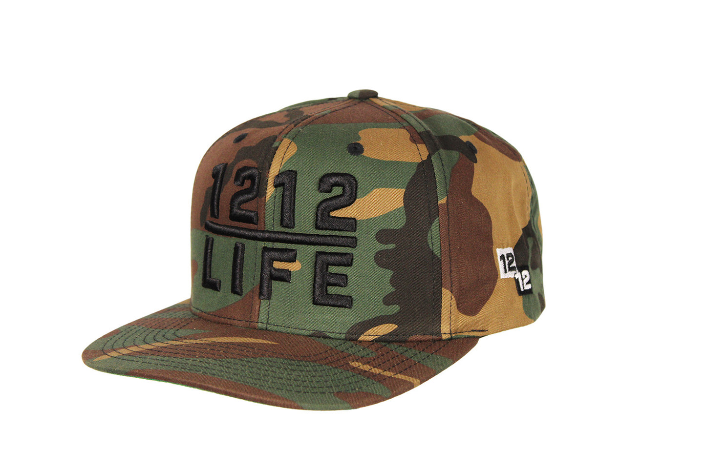 1212 LiFe Camo Snapback Hat