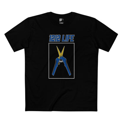 1212 LiFE Blue Trimming Scissors Tribute Tee