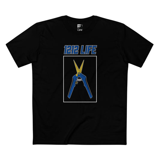 1212 LiFE Blue Trimming Scissors Tribute Tee