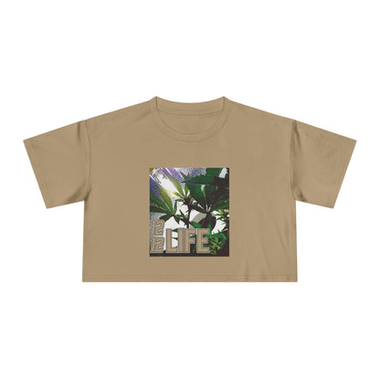 1212 LiFE Lights on – Up your Glow! Women's Crop Top