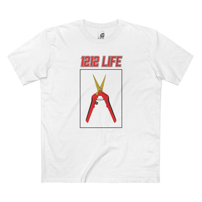 1212 LiFE Red Trimming Scissors Tribute Tee