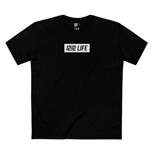 1212 LiFE White Box Logo Tee