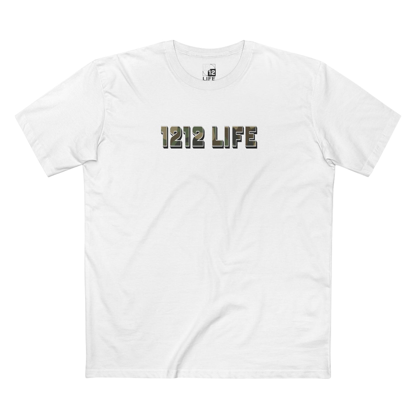 1212 LiFE LowKey Camo Logo Tee