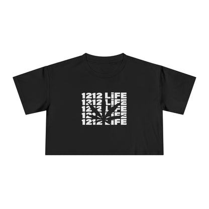1212 LiFE “The Grow Code” Women's Crop Top