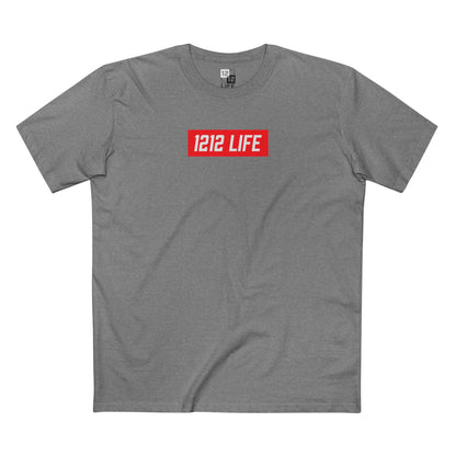 1212 LiFE Red Box Logo Tee