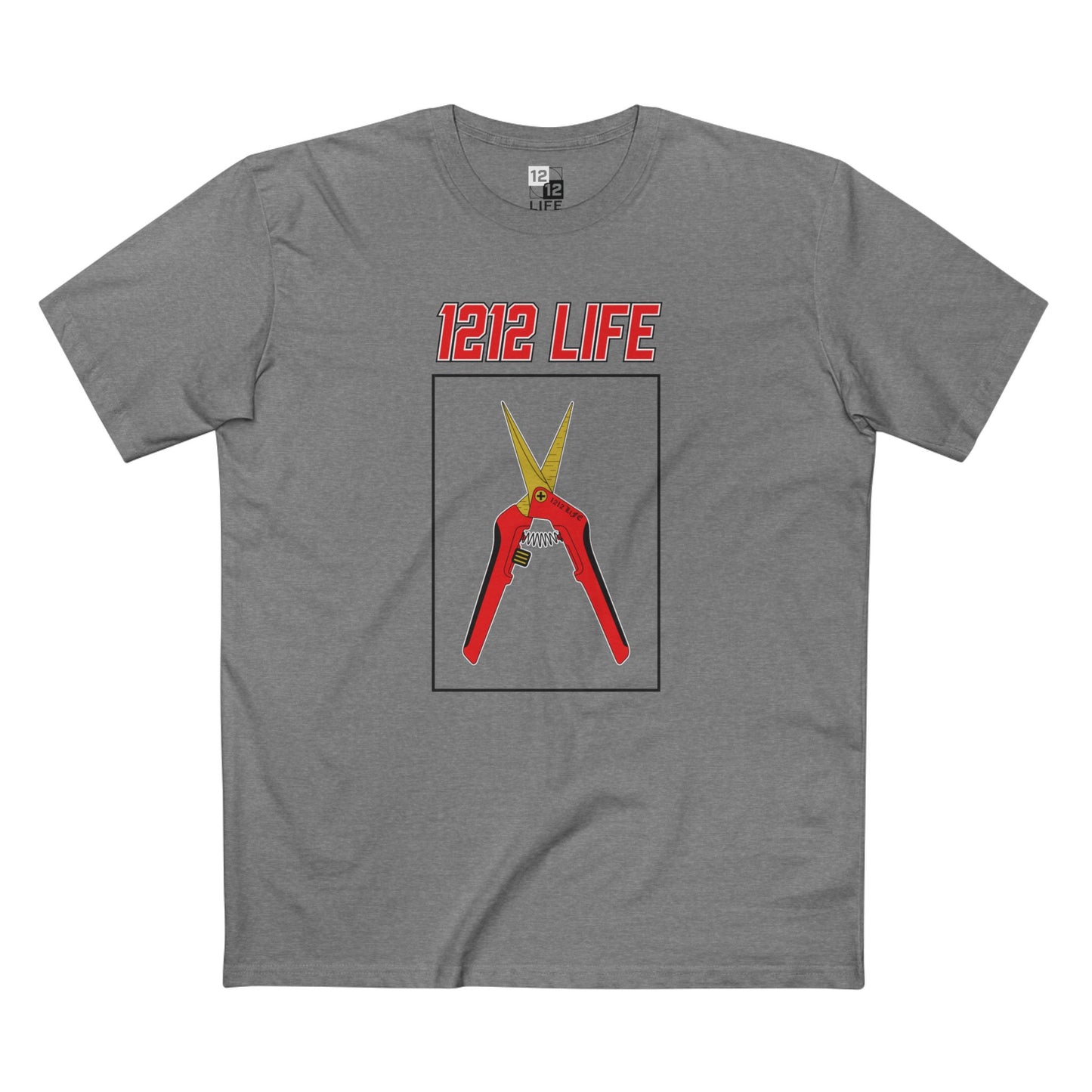 1212 LiFE Red Trimming Scissors Tribute Tee
