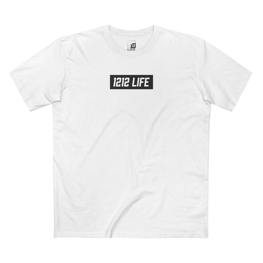 1212 LiFE Black Box Logo Tee