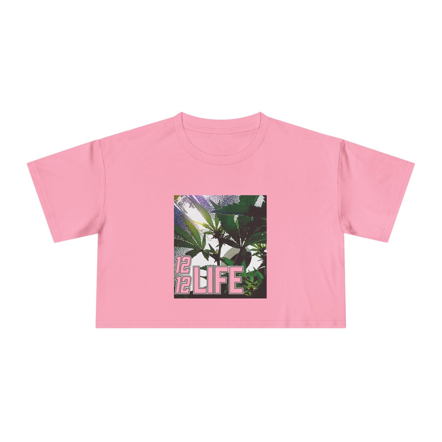 1212 LiFE Lights on – Up your Glow! Women's Crop Top