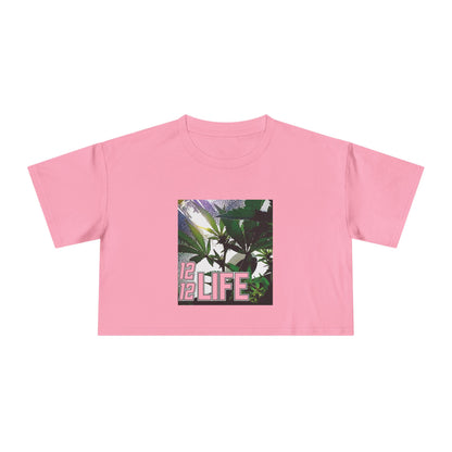 1212 LiFE Lights on – Up your Glow! Women's Crop Top