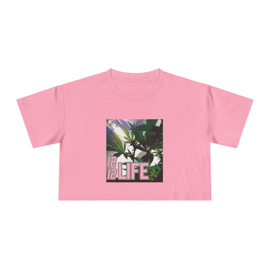 1212 LiFE Lights on – Up your Glow! Women's Crop Top