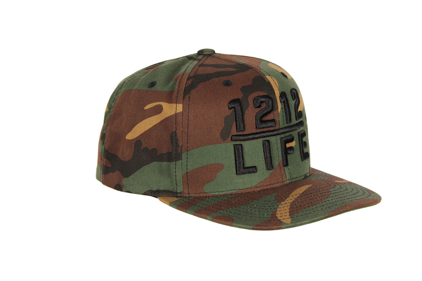 1212 LiFe Camo Snapback Hat